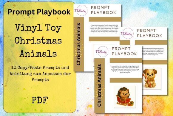 Download Vinyl Toy Christmas Animals Prompts - Christmas Collection