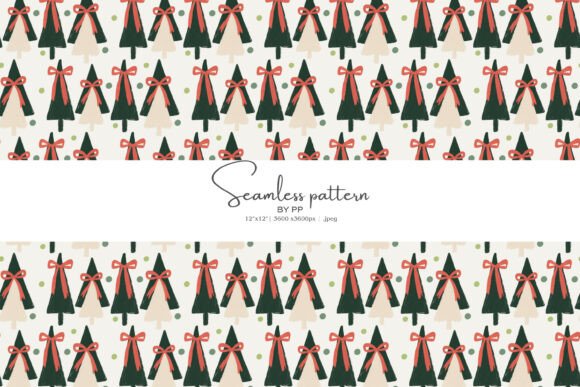 Download Modern Christmas Seamless Pattern Jpeg - Christmas Collection