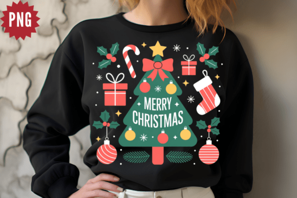 Download Festive Merry Christmas Sublimation Desi - Christmas Collection