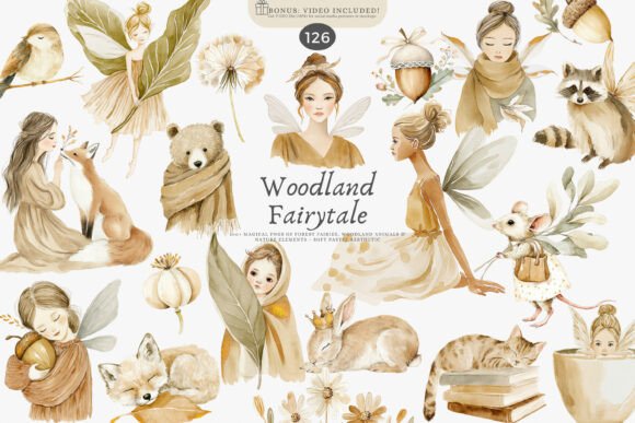 Download Woodland Fairies Nature Graphics - Graphic Collection