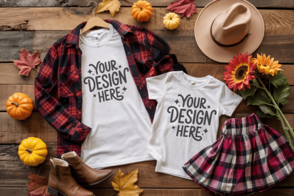 Download Christmas Family Matching T-Shirt Mockup - Christmas Collection
